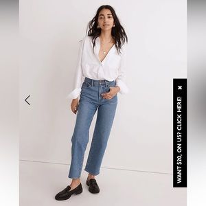 Madewell Perfect Vintage Wide Leg Crop (Tall)—NWOT